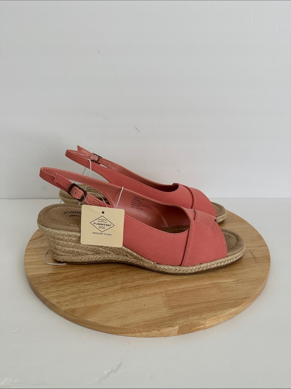 St. John's Bay Womens Lone Wedge Sandals